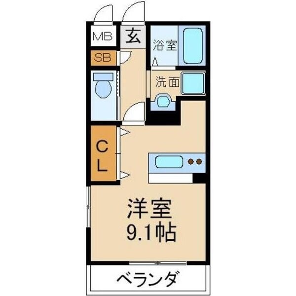 物件間取画像