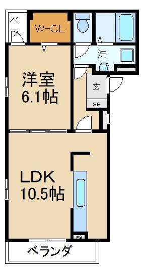 パインオーク　Ｂの物件間取画像