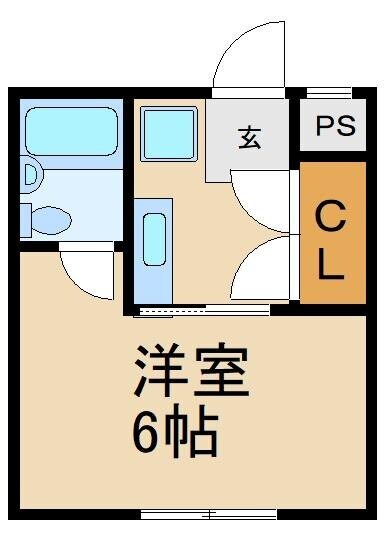 シャルム岡山手の物件間取画像