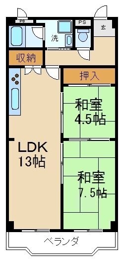 物件間取画像