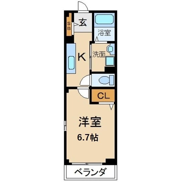 ドゥーエ　コーキの物件間取画像