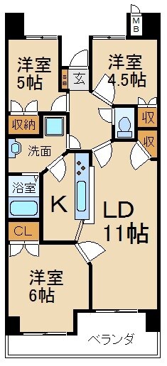 物件間取画像