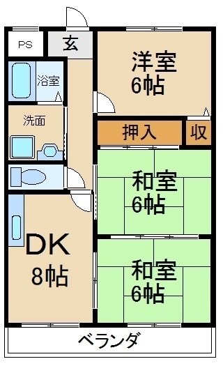 物件間取画像