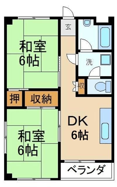 物件間取画像