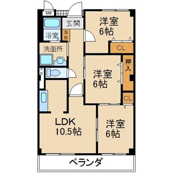 フィ－ルド夢運の物件間取画像