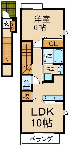 シャルマン　フルールの物件間取画像