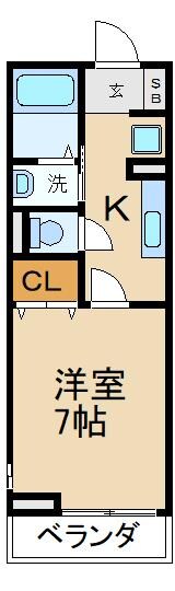 メゾン・ソウザⅠの物件間取画像