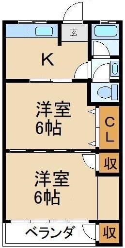 元町マンションの物件間取画像