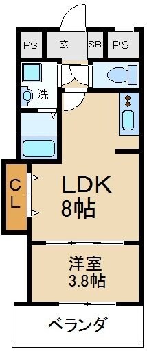 シェリロ香里園の物件間取画像
