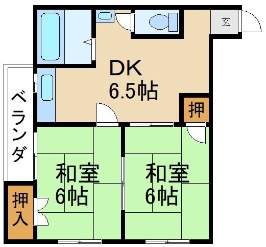 物件間取画像