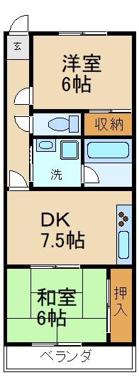 ジョイフル奥村の物件間取画像