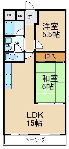 物件間取画像