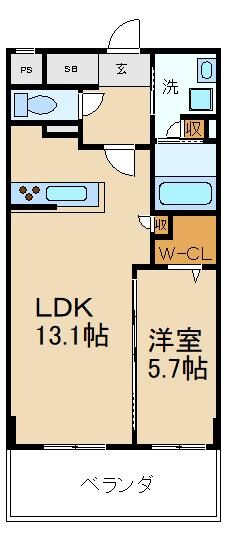 アンシャンテ岡本町の物件間取画像