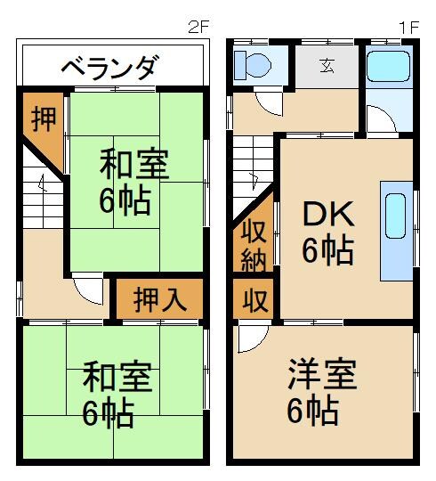 物件間取画像
