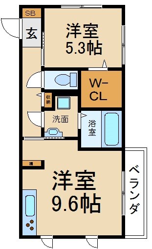 レブ　エスペランスの物件間取画像