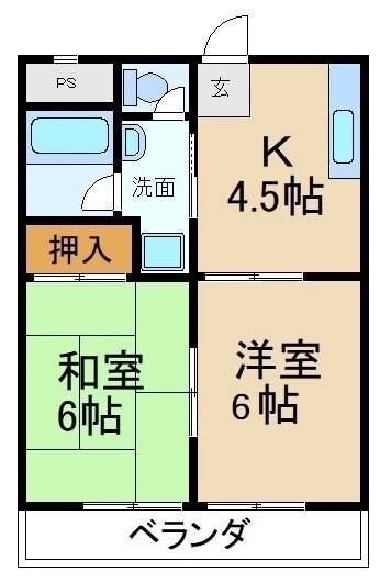 物件間取画像
