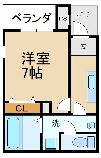 物件間取画像