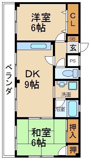 物件間取画像