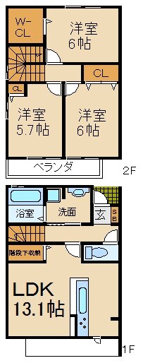 物件間取画像