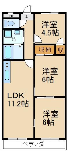 ウィルコートの物件間取画像