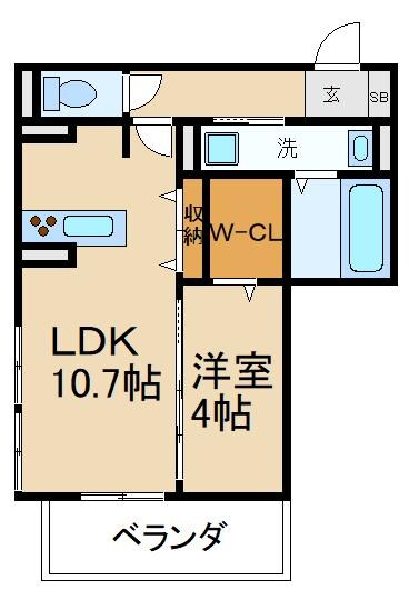 シエル星田の物件間取画像