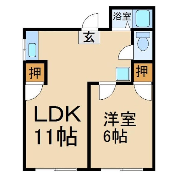 萱島ツインマンションの物件間取画像