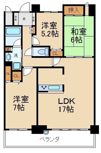 物件間取画像