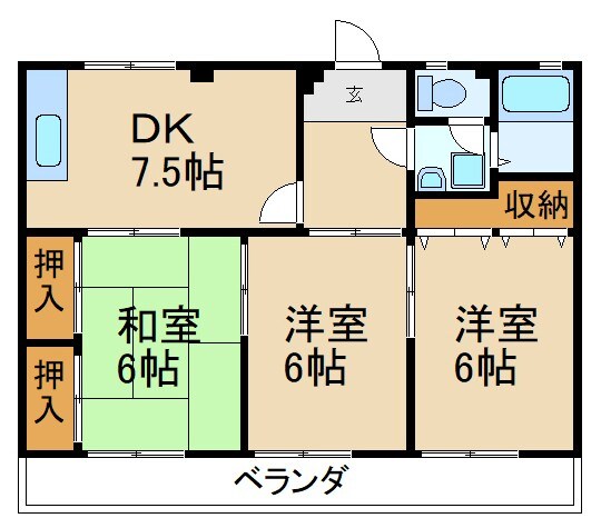 大谷パナホームの物件間取画像