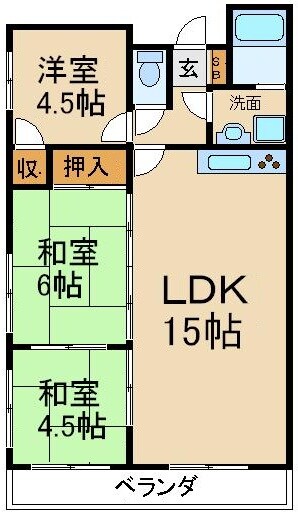 物件間取画像