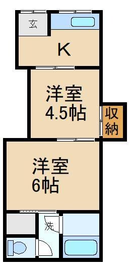 コンフォルト寝屋川の物件間取画像