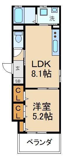 グラン　クラウディア寝屋川の物件間取画像