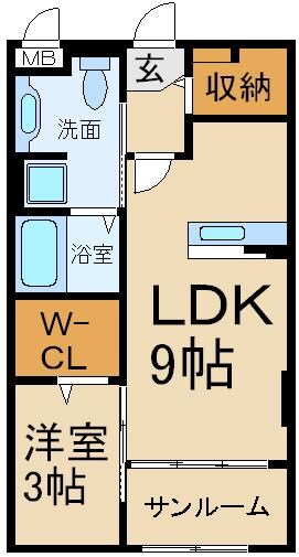 サンシャイン　フジの物件間取画像