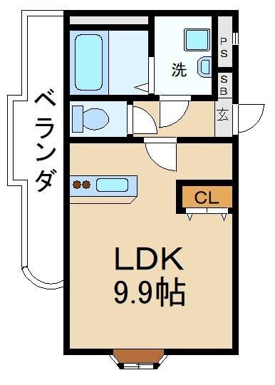 バイリンガルマンションの物件間取画像