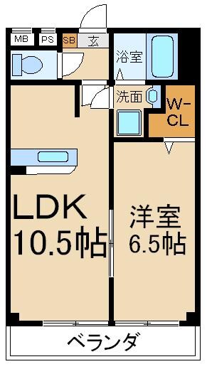 アンプルールフェールベレーザの物件間取画像