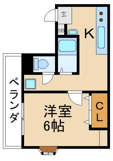 リトルハウスアスワン香里の物件間取画像