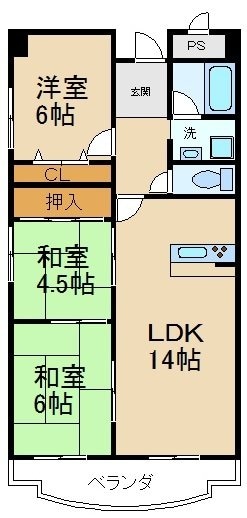 プランドールマツカワの物件間取画像