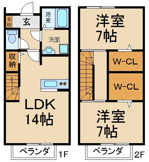 フォレストヴィル天の川の物件間取画像