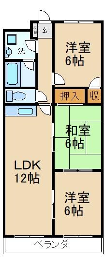 物件間取画像