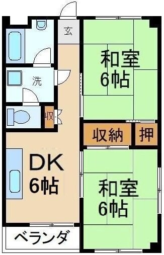 物件間取画像