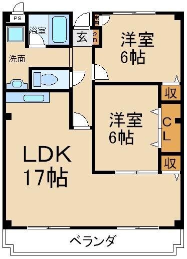 メモリーさくらの物件間取画像