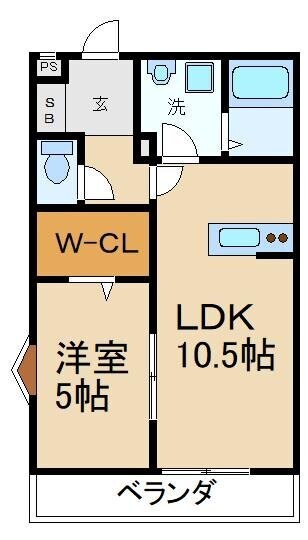 ディアコート楠根北町の物件間取画像