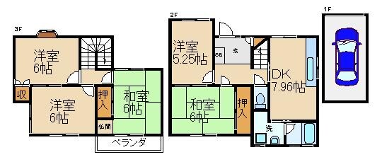 物件間取画像