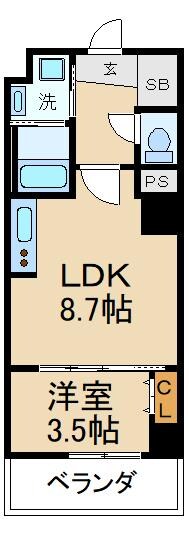 コロレヒラカタの物件間取画像