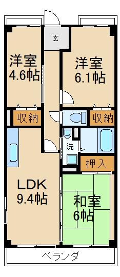 物件間取画像