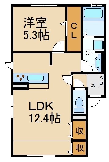 GRANDELの物件間取画像