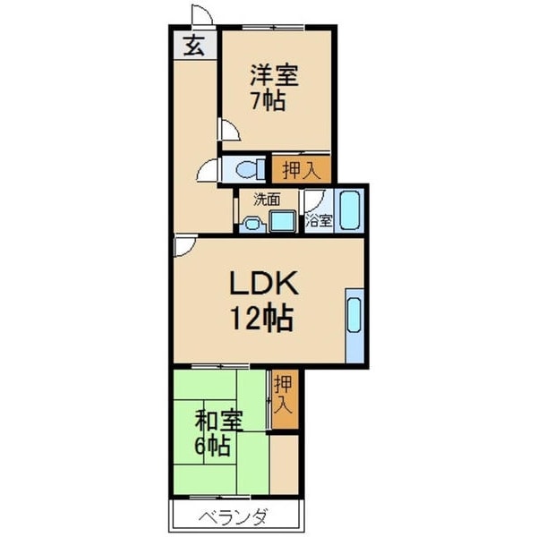 ローレル東山の物件間取画像