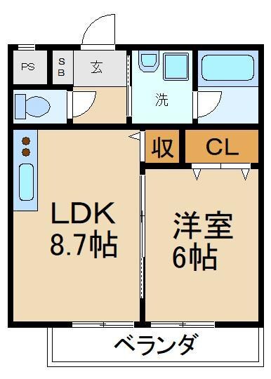 コンフォルタ楠葉の物件間取画像