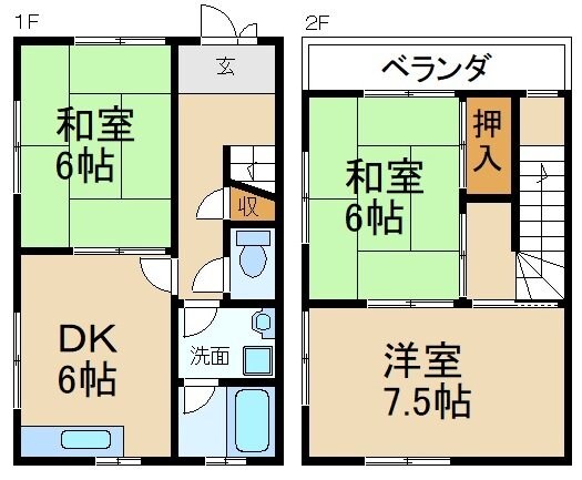 物件間取画像