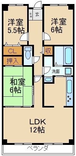 物件間取画像