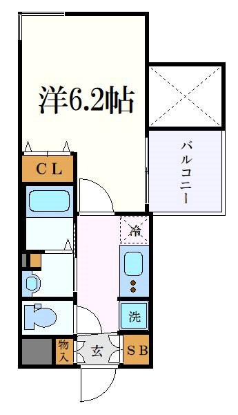 エステムコート名古屋栄プレシャスの物件間取画像